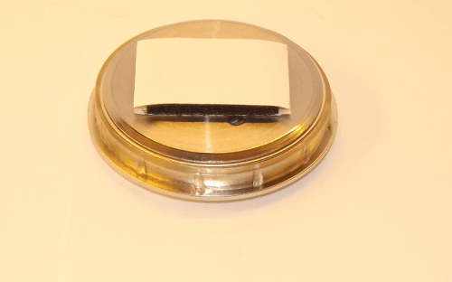 Hygrometer - 50/37 mm, silberfarbe