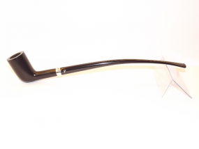 Peterson Churchwarden Dublin Ebony mit Silberring