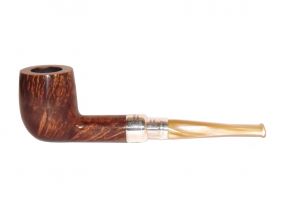 Peterson Pfeife Spigot Silver 106 Flame Grain F-lip